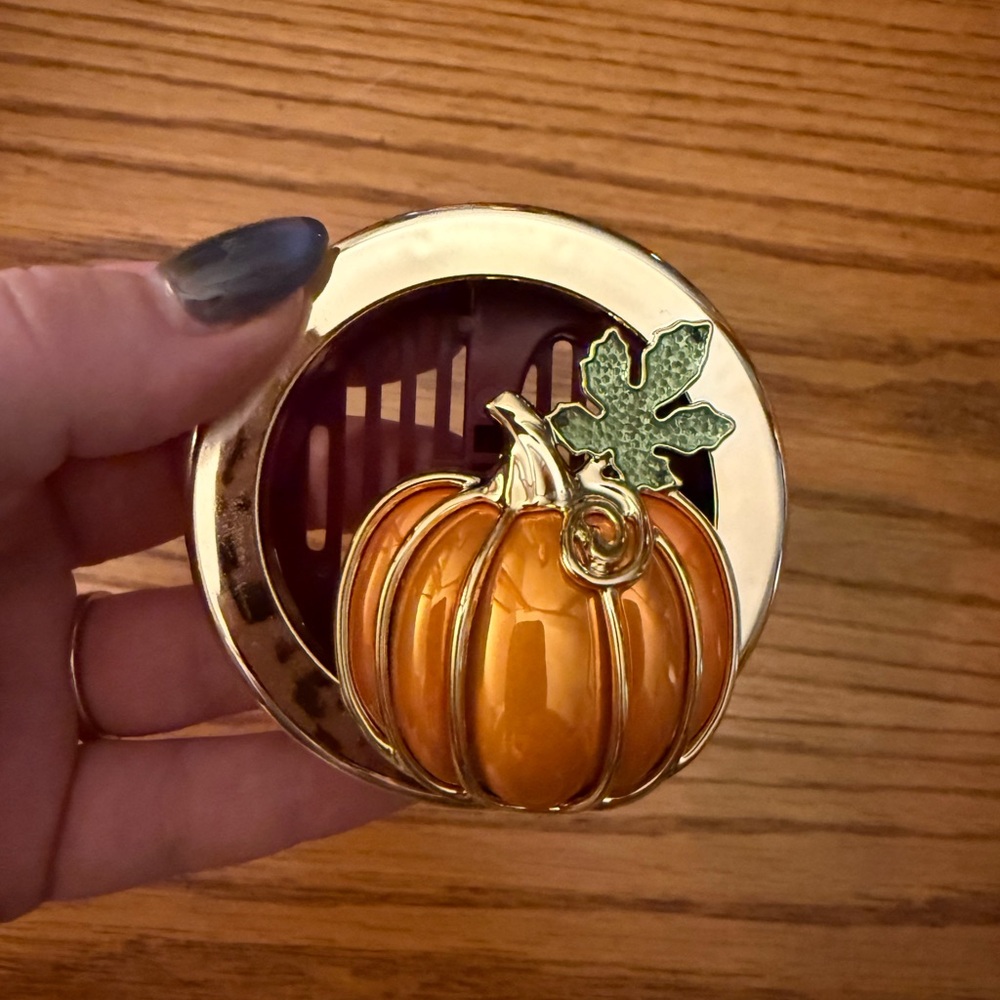 Bath & Body Works Pumpkin Car Fragrance Vent Clip